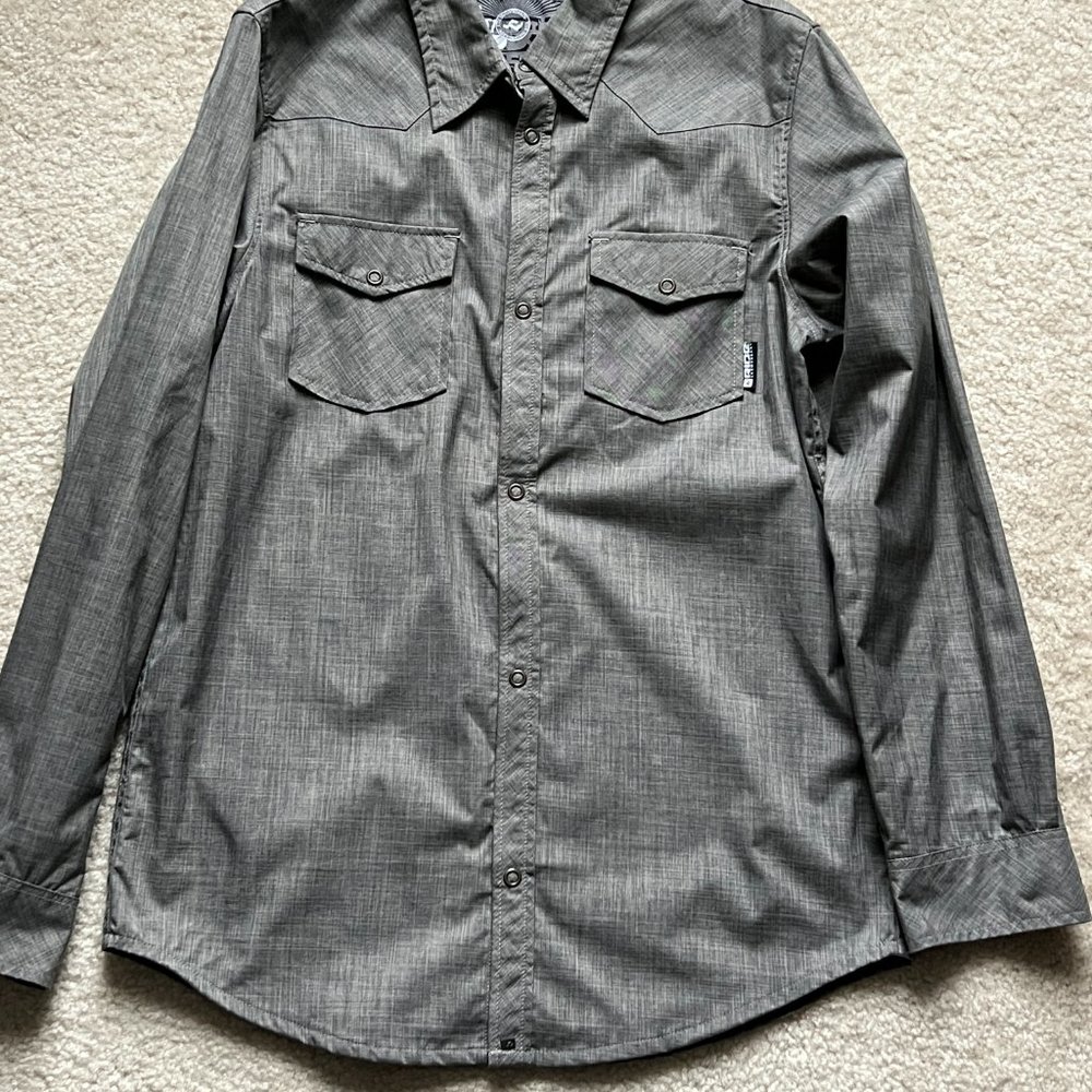 RIDE SNOWBOARD WESTERN STYLE LIGHTWEIGHT SNOWBOARD SHELL JACKET COAT